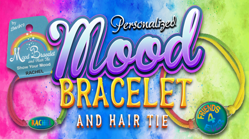 Personalized Mood Bracelet / Hair Tie