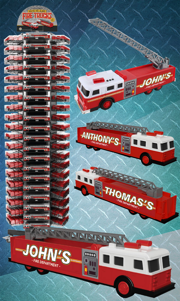 Personalized Toy Fire Truck