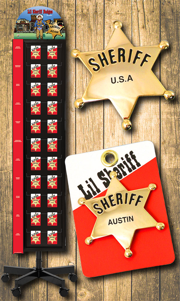 Personalized Lil Sheriff Badge